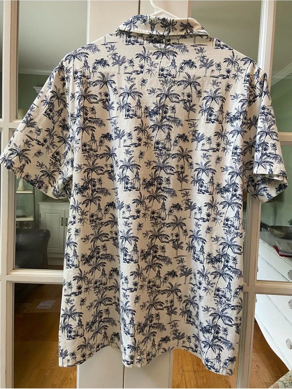Tailor Vintage Palm Tree Polo Size Large